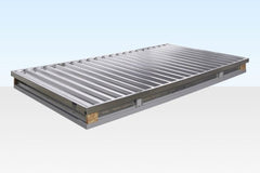 4m x 2.1m Flat Pack Container Store – Galvanised image 0