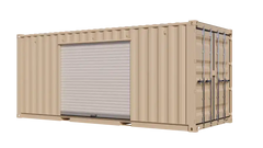 20ft Storage Container w/ One 8ft Roll-up Doors on Left Side image 0