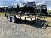 Car Mate 6 x 14 Landscape Utility Trailer – Landscape Ramp image 0