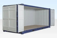 20ft Open Side Shipping Container – One Trip Full Side Access Storage Container image 0