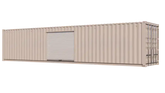 40ft Storage Container w/ One 8ft Roll-up Door on Left Side image 0