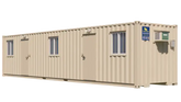 Rent 40ft Ground Level Office Container image 0
