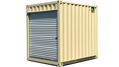 10ft New High Cube Storage Container with Roll-Up Door image 0