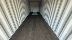 30ft Refurbished Storage Container with Roll-Up Door image 3