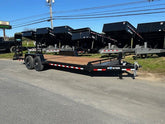 BWise 7 x 22 Heavy Duty Equipment Trailer – Ladder Ramps image 0