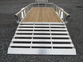 Sport Haven 6×12 Aluminum Utility Trailer – Bi-Fold Ramp Gate image 0