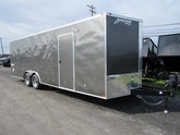 Homesteader 8.5 x 24 Enclosed V-Nose Car Trailer – Extended Tongue image 0