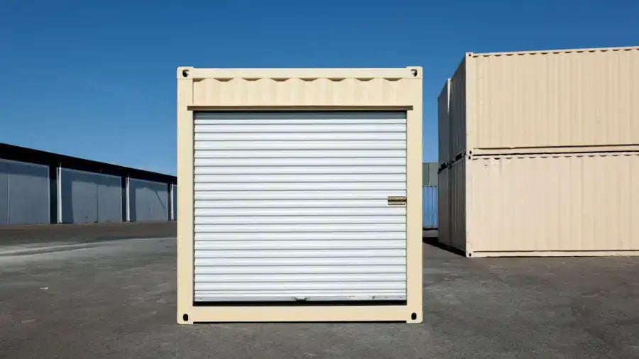 10ft Refurbished Storage Container with Roll-Up Door image 4