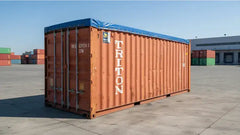 20ft Used Open Top Soft Roof Shipping Container image 1