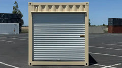 16ft Refurbished Storage Container with Roll-Up Door image 2