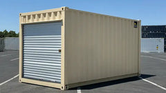 16ft Refurbished Storage Container with Roll-Up Door image 3
