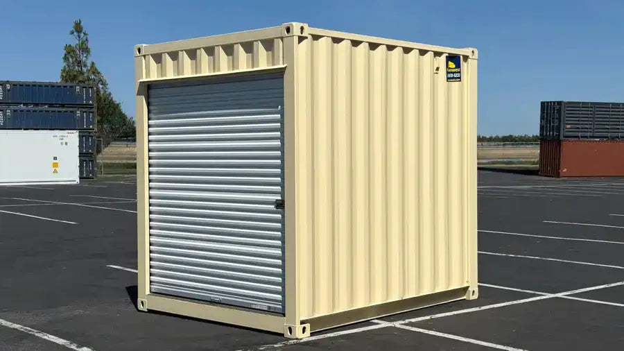 10ft New High Cube Storage Container with Roll-Up Door image 1