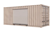 20ft Storage Container w/ One 8ft Roll-up Doors on Left Side image 2