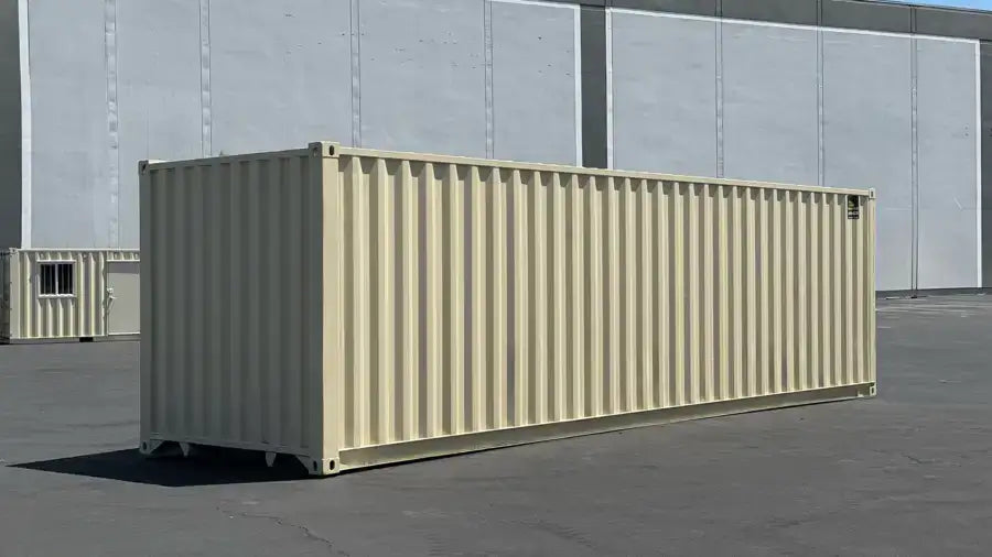 30ft Refurbished Storage Container with Roll-Up Door image 6
