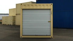 24ft Refurbished Storage Container with Roll-Up Door image 2