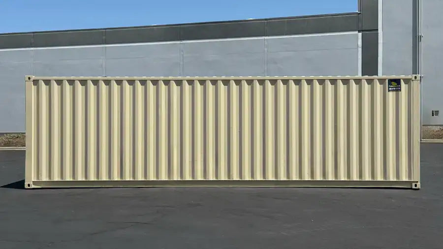 30ft Refurbished Storage Container with Roll-Up Door image 7