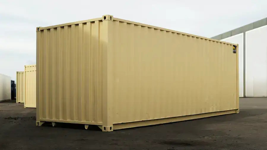 24ft Refurbished Storage Container with Roll-Up Door image 3