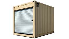 10ft New Storage Container with Roll-Up Door image 0