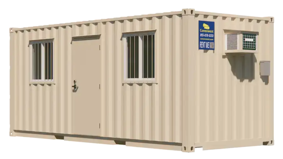 Rent 20ft Ground Level Office Container image 0