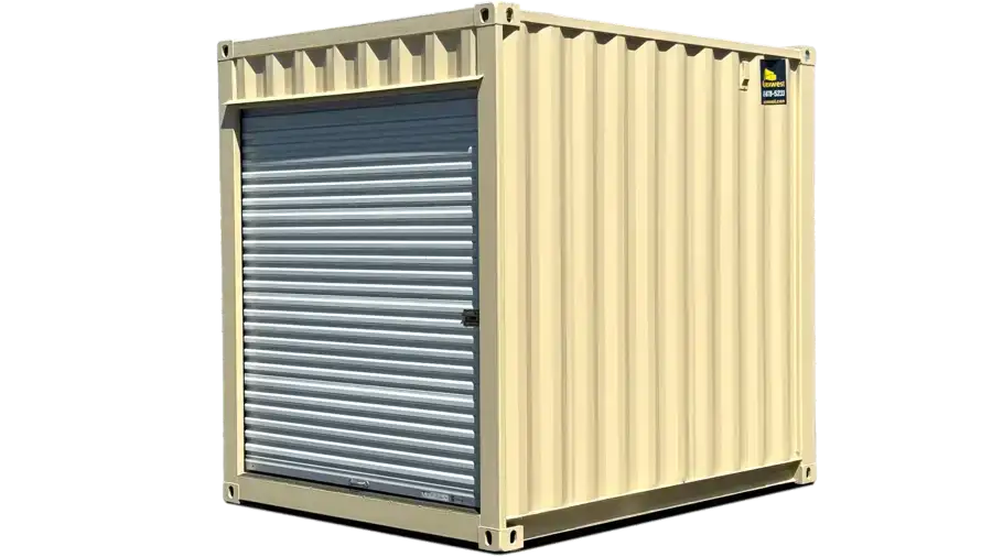 10ft New High Cube Storage Container with Roll-Up Door image 0