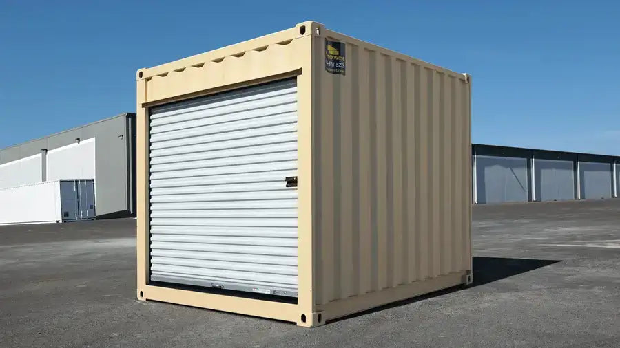 10ft New Storage Container with Roll-Up Door image 1