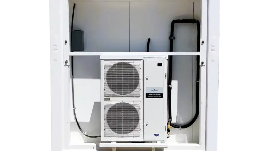 Single-Phase 20ft Refurbished Refrigerated Container Low Temp image 1
