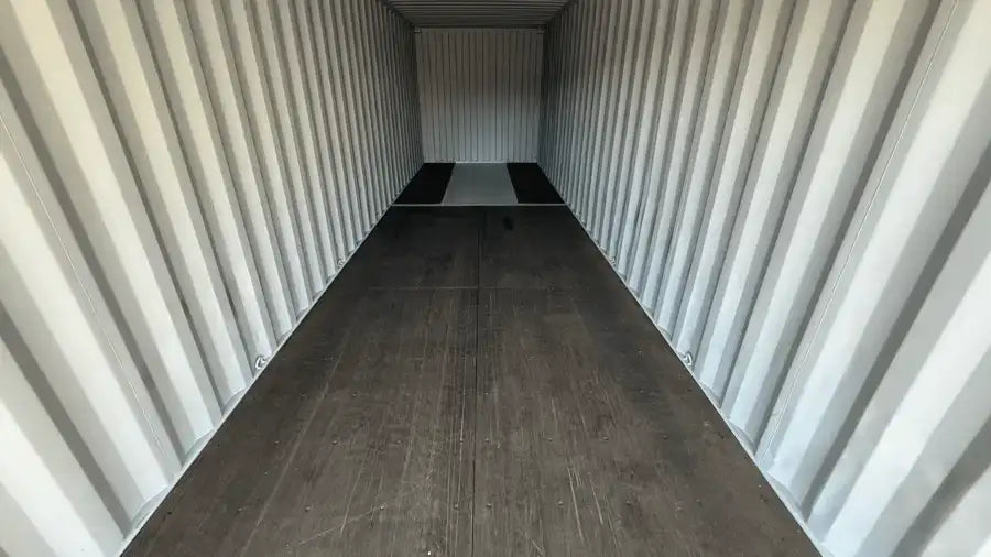 30ft Refurbished Storage Container with Roll-Up Door image 1